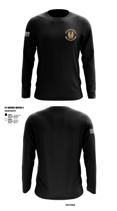 Spencer Brian LaBrie Squadron 3444583 Long Sleeve Performance Shirt 3