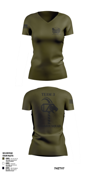 Womens Short Sleeve Vneck Shirt, 900th QUARTERMASTER, , Teamtime, Team time, sublimation, custom sports apparel, team uniforms, spirit wear, spiritwear, sports uniforms, custom shirts, team store, custom team store, fundraiser sports, apparel fundraiser