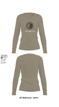 132d MRBC, 579th EN BN, 49th MP DIV 50518216 Women's Long Sleeve V-neck Shirt - 59