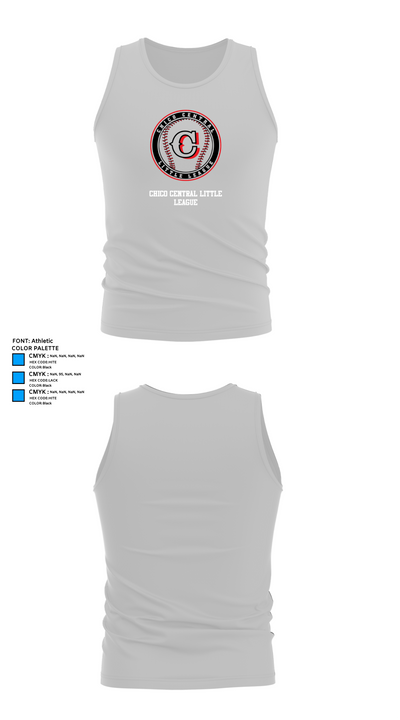Chico Central Little League 95795904 Tank Top - 13