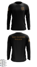San Marcos Police Drone Unit 43960495 Long Sleeve Performance Shirt 16