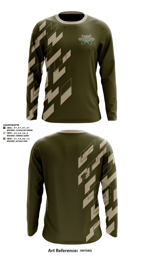 Long Sleeve Performance Shirt, Enchanted Landscaping, , Teamtime, Team time, sublimation, custom sports apparel, team uniforms, spirit wear, spiritwear, sports uniforms, custom shirts, team store, custom team store, fundraiser sports, apparel fundraiser