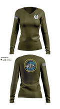 1SFG(A) 3rd BN BSC 68402160 Women's Long Sleeve V-neck Shirt - 2