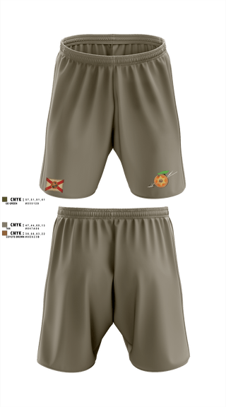 Athletic Shorts With Pockets, Seminole / Orange Crew, , Teamtime, Team time, sublimation, custom sports apparel, team uniforms, spirit wear, spiritwear, sports uniforms, custom shirts, team store, custom team store, fundraiser sports, apparel fundraiser