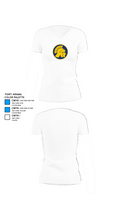 Wausau West Warriors Tennis 24400380 Women's Short Sleeve V-neck Shirt - 18
