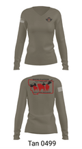 E co. 1-189th 4920111 Women's Long Sleeve V-neck Shirt - 73