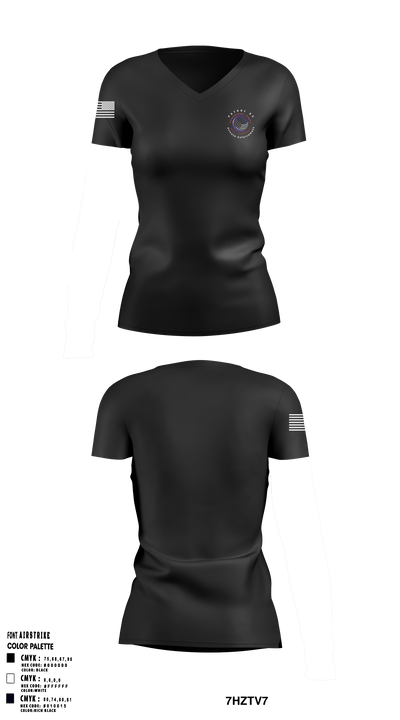 Patrol KC - Admin 52952171 Women's Short Sleeve V-neck Shirt - 1