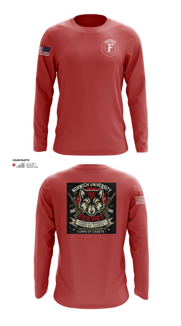 Long Sleeve Performance Shirt, Foxtrot Company, , Teamtime, Team time, sublimation, custom sports apparel, team uniforms, spirit wear, spiritwear, sports uniforms, custom shirts, team store, custom team store, fundraiser sports, apparel fundraiser