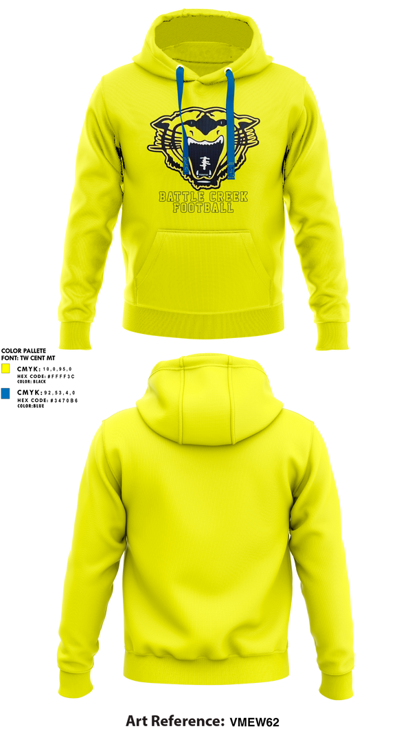 Hoodie, Battle Creek Central Bearcats Flag Football, Track & Field, Teamtime, Team time, sublimation, custom sports apparel, team uniforms, spirit wear, spiritwear, sports uniforms, custom shirts, team store, custom team store, fundraiser sports, apparel fundraiser