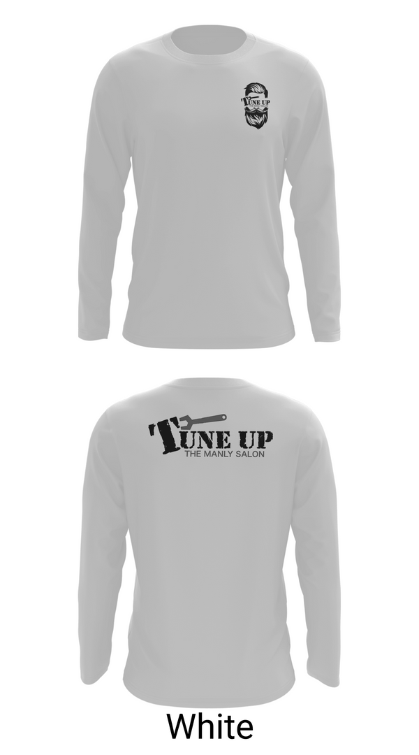 Long Sleeve Performance Shirt, Tune Up The Manly Salon, , Teamtime, Team time, sublimation, custom sports apparel, team uniforms, spirit wear, spiritwear, sports uniforms, custom shirts, team store, custom team store, fundraiser sports, apparel fundraiser