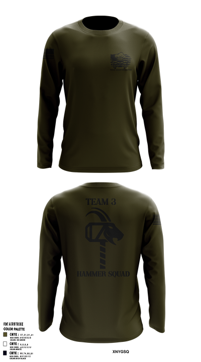 900th QUARTERMASTER 12047177 Long Sleeve Performance Shirt 2