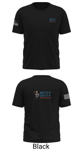 Old School Cotton Feel Shirt, Nitty Gritty Window washing, , Teamtime, Team time, sublimation, custom sports apparel, team uniforms, spirit wear, spiritwear, sports uniforms, custom shirts, team store, custom team store, fundraiser sports, apparel fundraiser