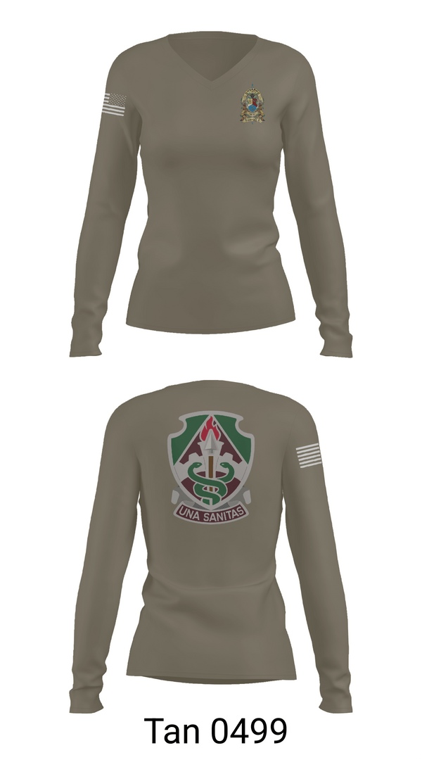 Womens Long Sleeve Vneck Shirt, VRA- Fort Eustis Branch, Army, Teamtime, Team time, sublimation, custom sports apparel, team uniforms, spirit wear, spiritwear, sports uniforms, custom shirts, team store, custom team store, fundraiser sports, apparel fundraiser