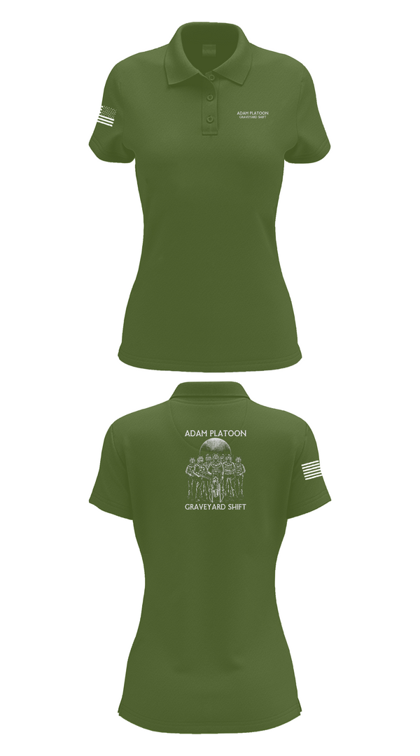 Womens Short Sleeve Performance Polo, Adam Platoon, , Teamtime, Team time, sublimation, custom sports apparel, team uniforms, spirit wear, spiritwear, sports uniforms, custom shirts, team store, custom team store, fundraiser sports, apparel fundraiser
