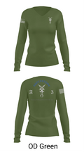 Apocalypse Platoon 49394201 Women's Long Sleeve V-neck Shirt - 57
