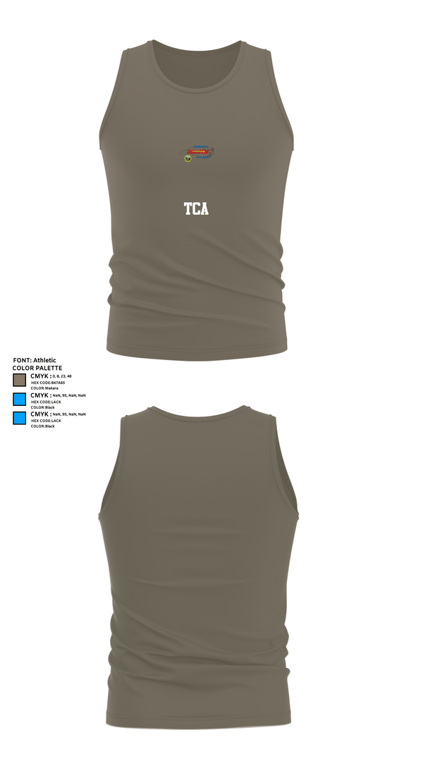 Tank Top, TCA, , Teamtime, Team time, sublimation, custom sports apparel, team uniforms, spirit wear, spiritwear, sports uniforms, custom shirts, team store, custom team store, fundraiser sports, apparel fundraiser