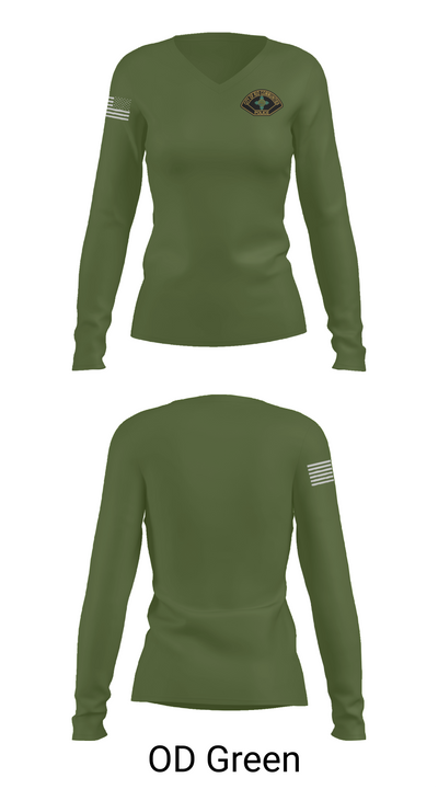 Rio Communities Police Department 41641819 Women's Long Sleeve V-neck Shirt - 54