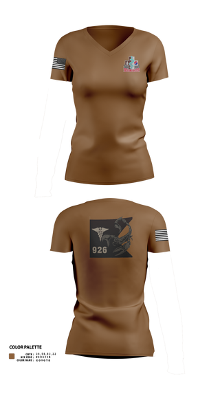 Womens Short Sleeve Vneck Shirt, 926 PM, Army, Teamtime, Team time, sublimation, custom sports apparel, team uniforms, spirit wear, spiritwear, sports uniforms, custom shirts, team store, custom team store, fundraiser sports, apparel fundraiser