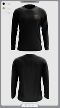 Hugo Buffaloes Tennis 74444734 Long Sleeve Performance Shirt 4