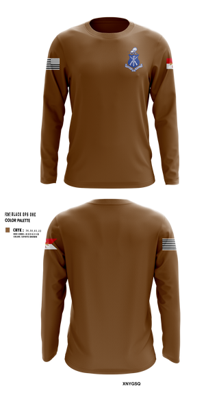 Long Sleeve Performance Shirt, Pershing Rifles Troop L-1, , Teamtime, Team time, sublimation, custom sports apparel, team uniforms, spirit wear, spiritwear, sports uniforms, custom shirts, team store, custom team store, fundraiser sports, apparel fundraiser