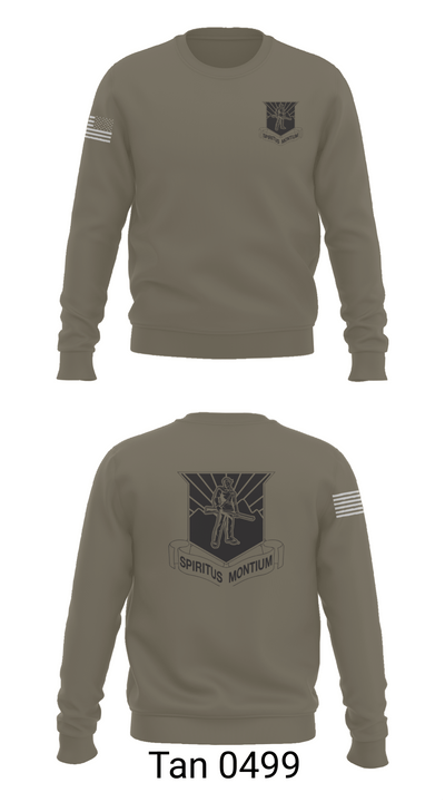 WVU AROTC 40772789 Crew Neck Sweatshirt - 65