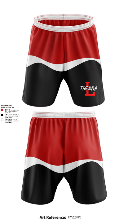 Lexington High School Track and Field 41397893 Athletic Shorts With Pockets - 1 (1)