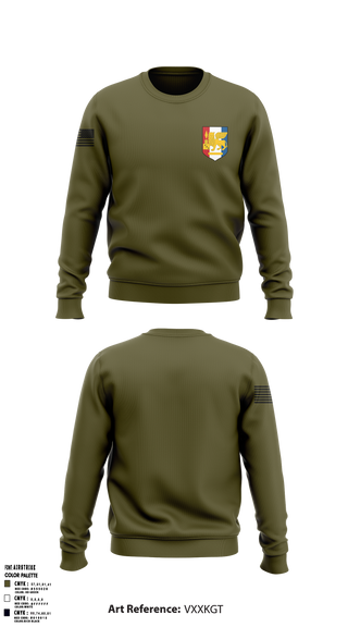 Crew Neck Sweatshirt, 88th Artillery Detachment, , Teamtime, Team time, sublimation, custom sports apparel, team uniforms, spirit wear, spiritwear, sports uniforms, custom shirts, team store, custom team store, fundraiser sports, apparel fundraiser