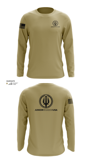 Long Sleeve Performance Shirt, Junior Guards USA, Swimming, Teamtime, Team time, sublimation, custom sports apparel, team uniforms, spirit wear, spiritwear, sports uniforms, custom shirts, team store, custom team store, fundraiser sports, apparel fundraiser