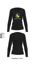 2nd BN (LS) 349th RGT 90715195 Women's Long Sleeve V-neck Shirt - 22