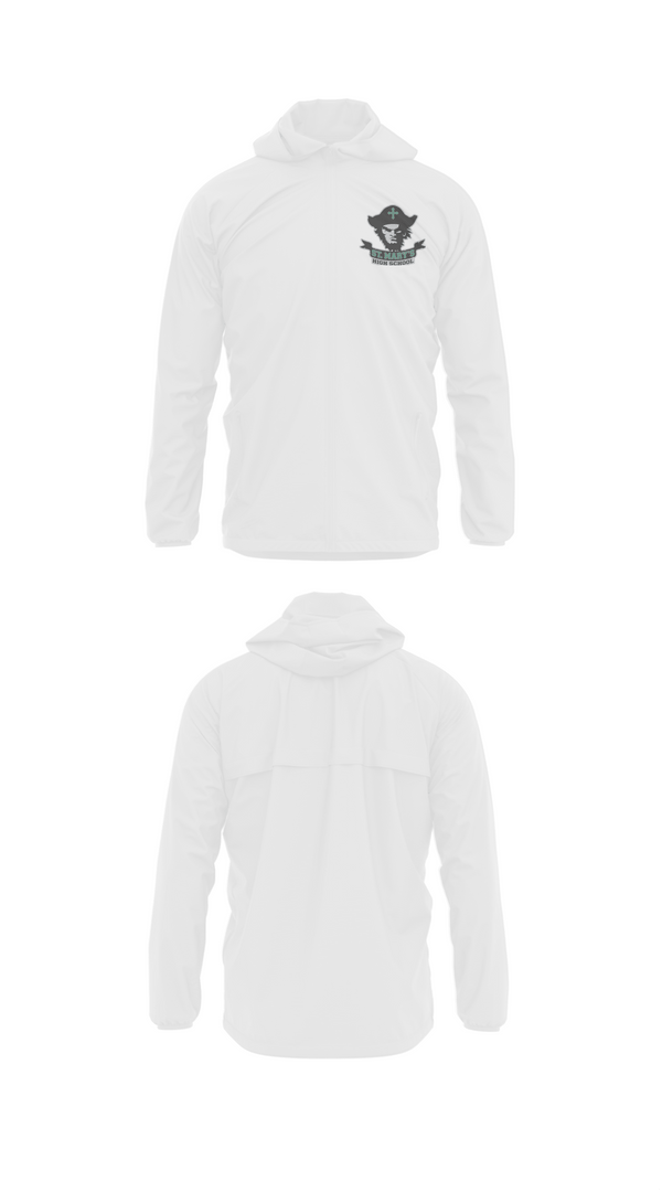 Windbreaker, Saint Mary's High School Track & Field, Track & Field, Teamtime, Team time, sublimation, custom sports apparel, team uniforms, spirit wear, spiritwear, sports uniforms, custom shirts, team store, custom team store, fundraiser sports, apparel fundraiser