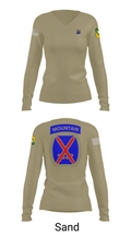 1-155th 38658910 Women's Long Sleeve V-neck Shirt - 92