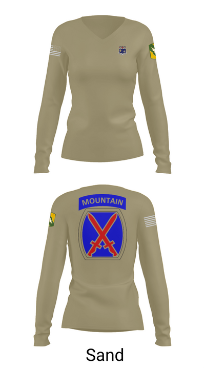 1-155th 38658910 Women's Long Sleeve V-neck Shirt - 92