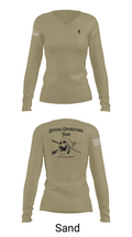 Special Operations Team 76879429 Women's Long Sleeve V-neck Shirt - 92