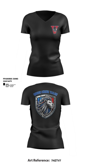Womens Short Sleeve Vneck Shirt, Valor, , Teamtime, Team time, sublimation, custom sports apparel, team uniforms, spirit wear, spiritwear, sports uniforms, custom shirts, team store, custom team store, fundraiser sports, apparel fundraiser