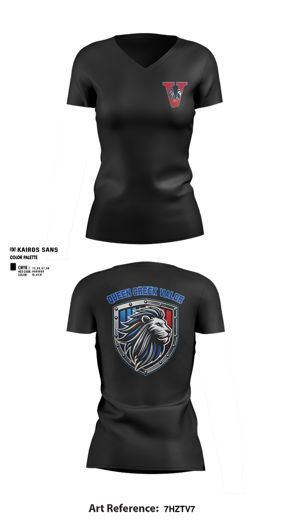 Womens Short Sleeve Vneck Shirt, Valor, , Teamtime, Team time, sublimation, custom sports apparel, team uniforms, spirit wear, spiritwear, sports uniforms, custom shirts, team store, custom team store, fundraiser sports, apparel fundraiser
