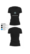 Defense Cortinating Element 97094891 Women's Short Sleeve V-neck Shirt - 24