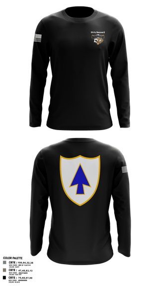 Long Sleeve Performance Shirt, Dirty Beaver$, , Teamtime, Team time, sublimation, custom sports apparel, team uniforms, spirit wear, spiritwear, sports uniforms, custom shirts, team store, custom team store, fundraiser sports, apparel fundraiser