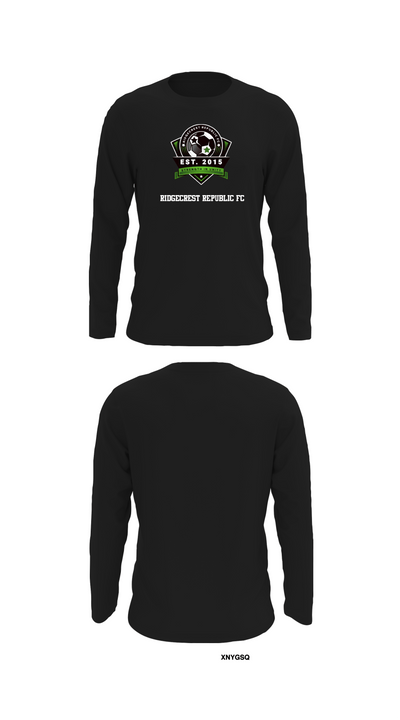 Ridgecrest Republic FC 85531677 Long Sleeve Performance Shirt 27