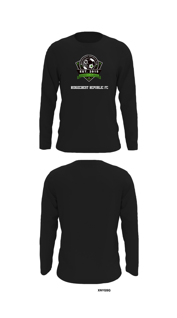 Long Sleeve Performance Shirt, Ridgecrest Republic FC, Women's Soccer, Teamtime, Team time, sublimation, custom sports apparel, team uniforms, spirit wear, spiritwear, sports uniforms, custom shirts, team store, custom team store, fundraiser sports, apparel fundraiser