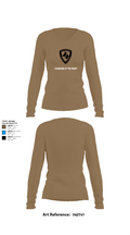 Guardians of the Night 82205307 Women's Long Sleeve V-neck Shirt - 2