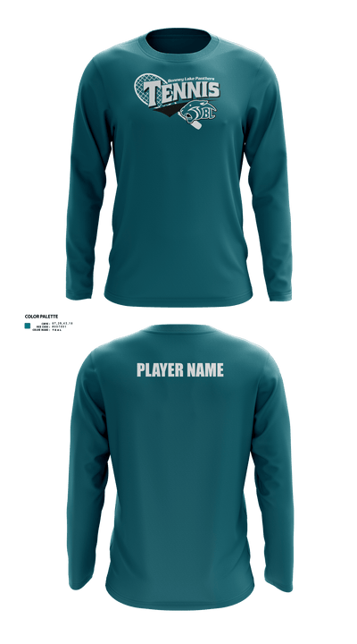 Bonney Lake Panthers Tennis 67829590 Long Sleeve Performance Shirt 3