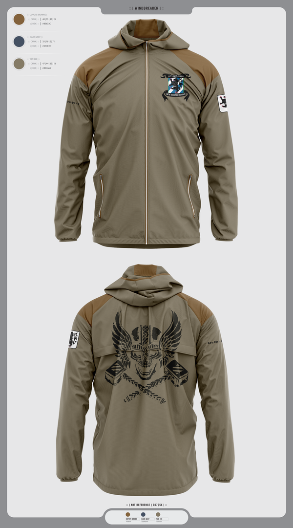 Windbreaker, 1-28 Infantry battalion, , Teamtime, Team time, sublimation, custom sports apparel, team uniforms, spirit wear, spiritwear, sports uniforms, custom shirts, team store, custom team store, fundraiser sports, apparel fundraiser