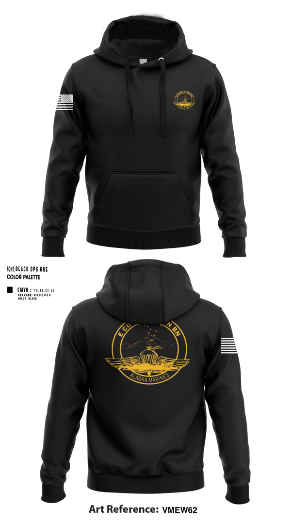 Hoodie, E Co 4th Recon BN, , Teamtime, Team time, sublimation, custom sports apparel, team uniforms, spirit wear, spiritwear, sports uniforms, custom shirts, team store, custom team store, fundraiser sports, apparel fundraiser