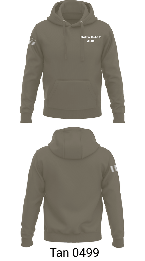 Hoodie, Delta 2-147 AHB, Army, Teamtime, Team time, sublimation, custom sports apparel, team uniforms, spirit wear, spiritwear, sports uniforms, custom shirts, team store, custom team store, fundraiser sports, apparel fundraiser
