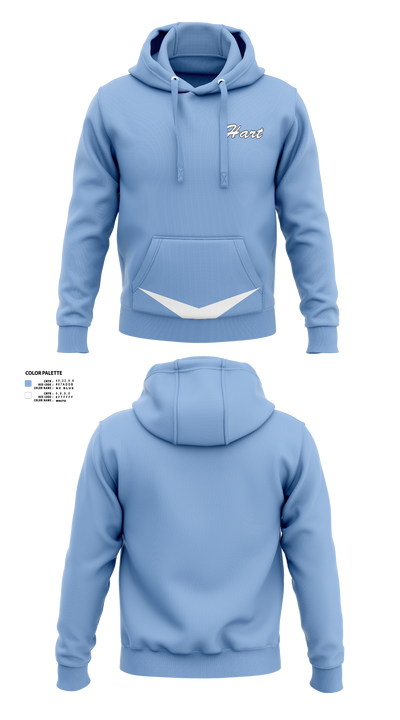 William S Hart Baseball and Softball 95484617 Hoodie - 3