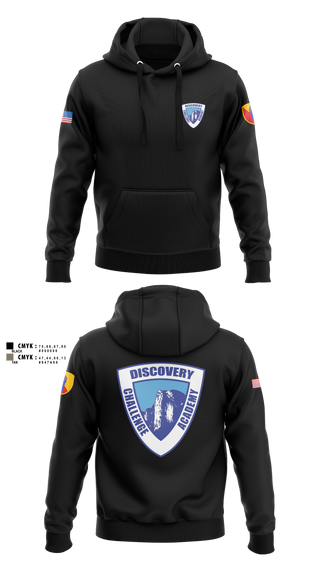 Hoodie, Discovery ChalleNGe Academy, , Teamtime, Team time, sublimation, custom sports apparel, team uniforms, spirit wear, spiritwear, sports uniforms, custom shirts, team store, custom team store, fundraiser sports, apparel fundraiser