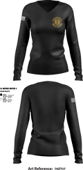 Spencer Brian LaBrie Squadron 3444583 Women's Long Sleeve V-neck Shirt - 4