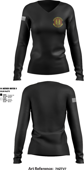 Womens Long Sleeve Vneck Shirt, Spencer Brian LaBrie Squadron, , Teamtime, Team time, sublimation, custom sports apparel, team uniforms, spirit wear, spiritwear, sports uniforms, custom shirts, team store, custom team store, fundraiser sports, apparel fundraiser