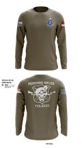 Pershing Rifles Troop L-1 10347059 Long Sleeve Performance Shirt 153