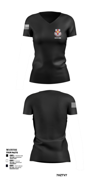 Womens Short Sleeve Vneck Shirt, 439th MMB, , Teamtime, Team time, sublimation, custom sports apparel, team uniforms, spirit wear, spiritwear, sports uniforms, custom shirts, team store, custom team store, fundraiser sports, apparel fundraiser